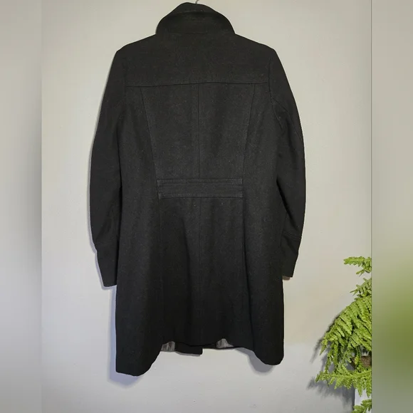 Banana Republic Wool Blend Peacoat – Black – Size Medium - Picture 7 of 10